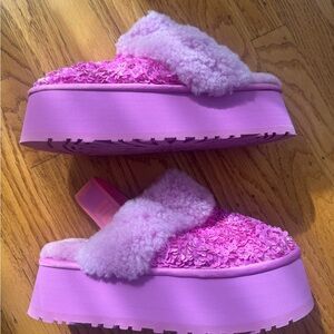 UGG Pink Platform Shoes